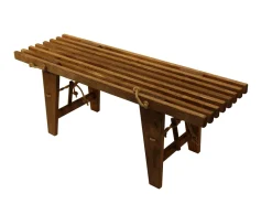 ECOBENCH 120 CM ASK BRUN OLJAD