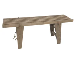 ECOBENCH 120 CM ASK GRÅ OLJAD