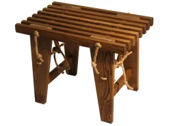 ECOBENCH 60 CM BÄNK ASK OLJAD BRUN