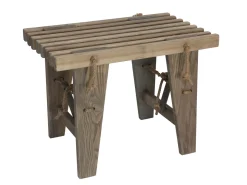 ECOBENCH 60 CM BÄNK ASK OLJAD GRÅ