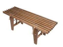 ECOBENCH 120 CM FURU BRUN OLJAD