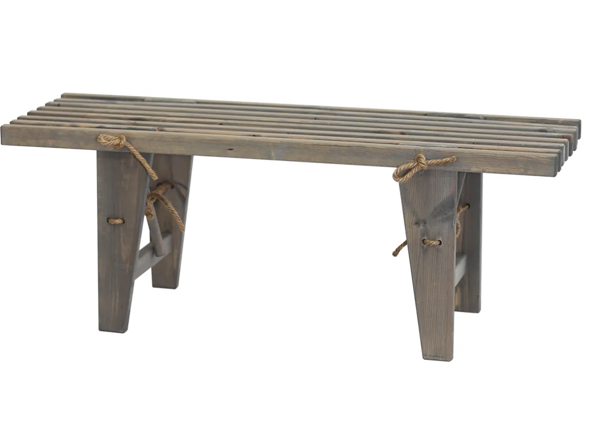 ECOBENCH 120 CM FURU GRÅ OLJAD
