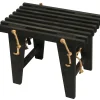 ECOBENCH 60 CM FURU SVART OLJAD