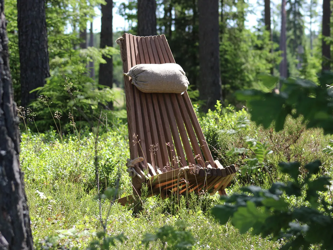 ECOCHAIR FURU BRUN OLJAD