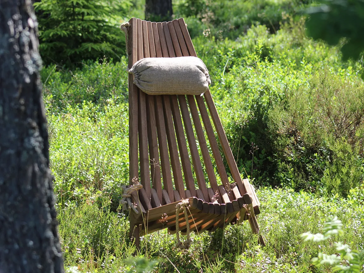 ECOCHAIR FURU BRUN OLJAD