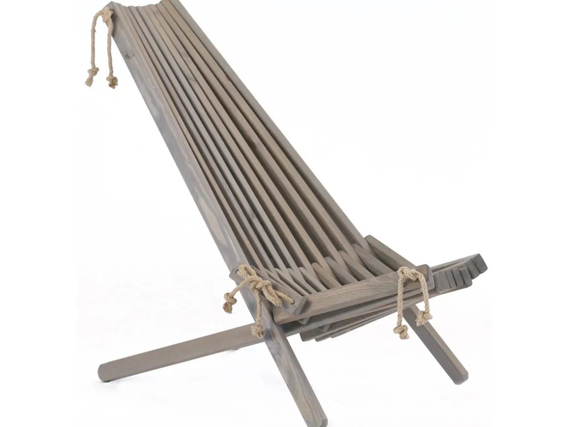 ECOCHAIR FURU OLJAD GRÅ