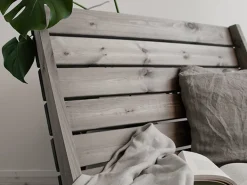 ECO DOUBLE GRANNY STOL FURU OLJAD GRÅ