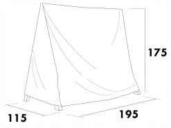 HAMMOCKSKYDD MARSTRAND 195X115X175 CM