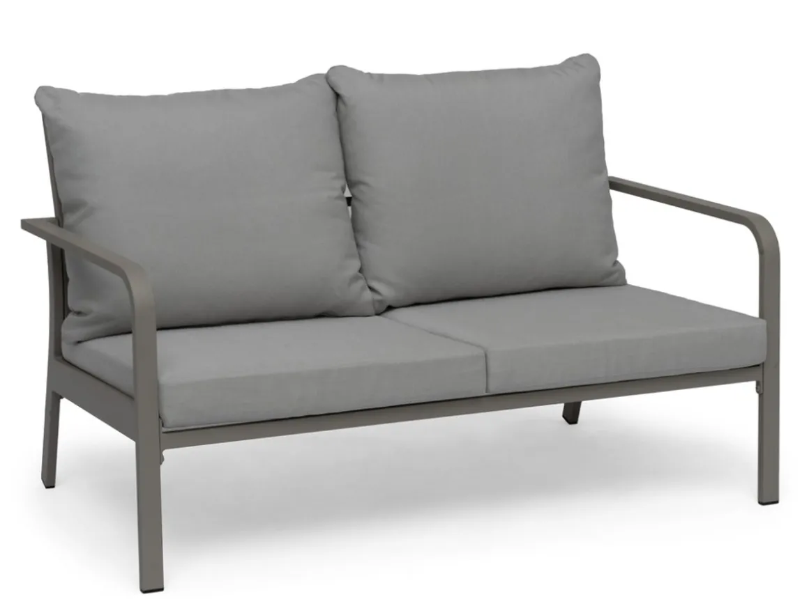 HÅNGER SOFFA SAND RAM DYNOR FJÄDERGRÅ