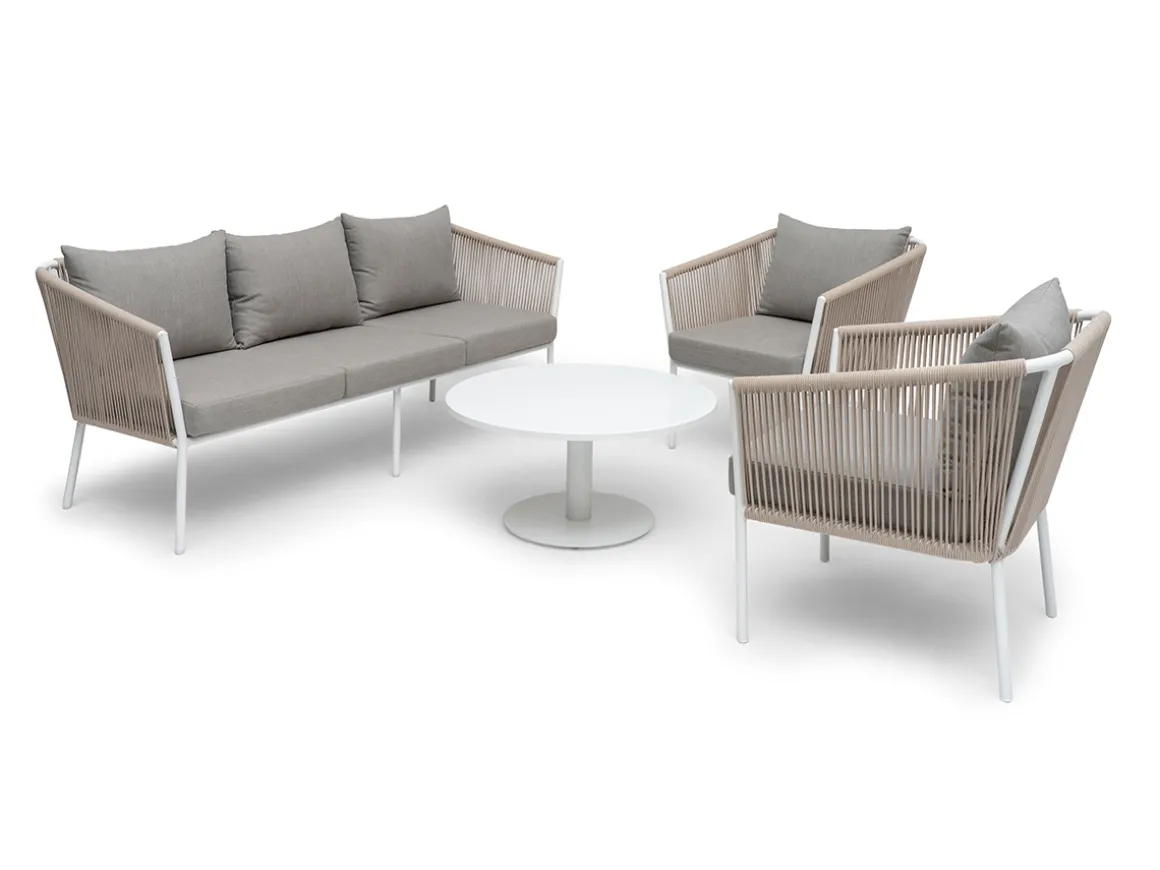 LERSUND FÅTÖLJ VIT/BEIGE