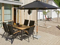 LYXPARASOLL TRÄ 335 CM