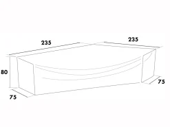 MÖBELSKYDD LOUNGE 235/75X235/75X80 CM