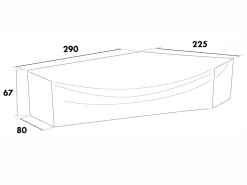 MÖBELSKYDD LOUNGE 290/80X225/80X67 CM