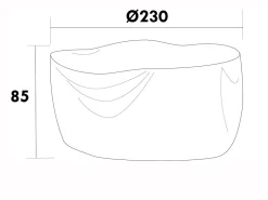 MÖBELSKYDD MATGRUPP Ø230 CM