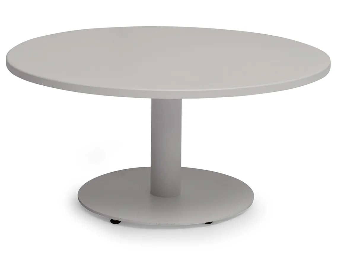 NÄSBY SOFFBORD Ø80 CM VIT