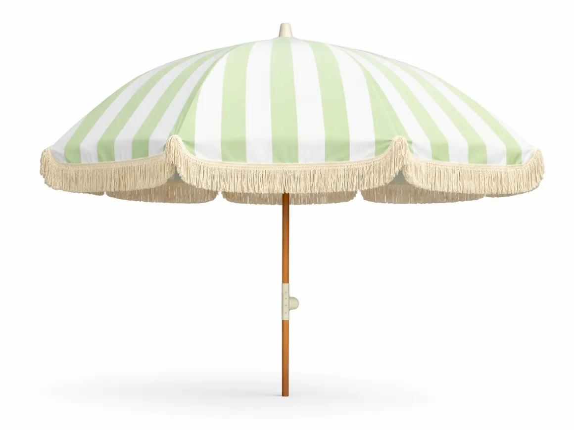PARASOLL 200 CM GRÖN/VIT