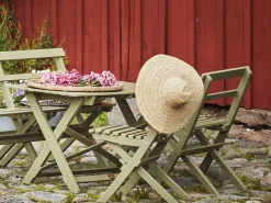 TORPET STOL ANTIKGRÖN