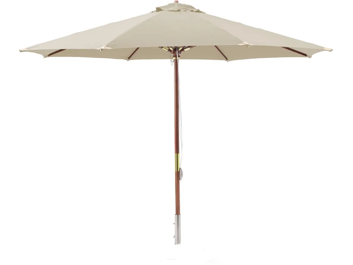 TRÄ 330 CM LYXPARASOLL